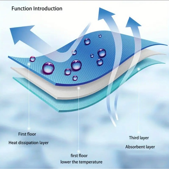 Dani 2 PC Red & Purple Cooling Towels - Picture 2 of 7